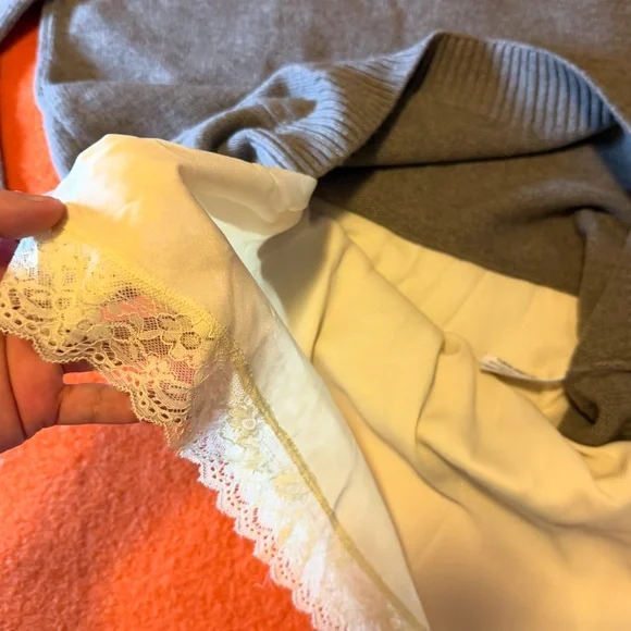 Zara light mink touch of cashmere blend sweater with slip dress NWT - Picture 6 of 9